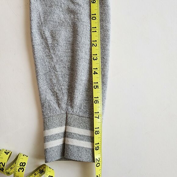 Rag & Bone Grey Reflective Be Kind Cropped Sweatshirt Size M - Picture 6 of 11